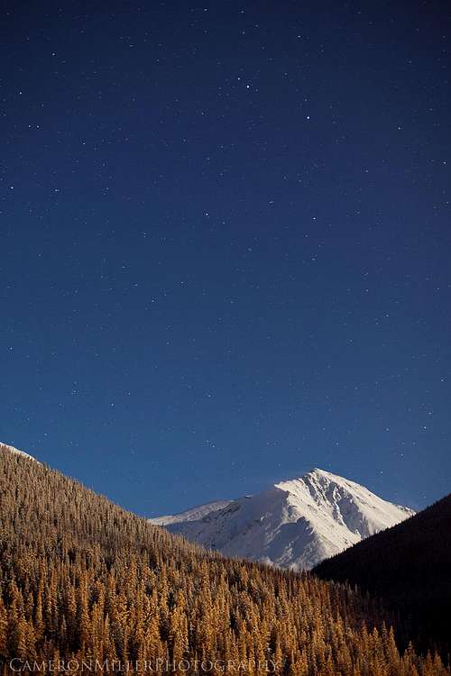 Moonlight on Torreys Peak