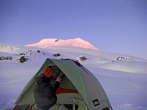 Our Camp on Mount Baker