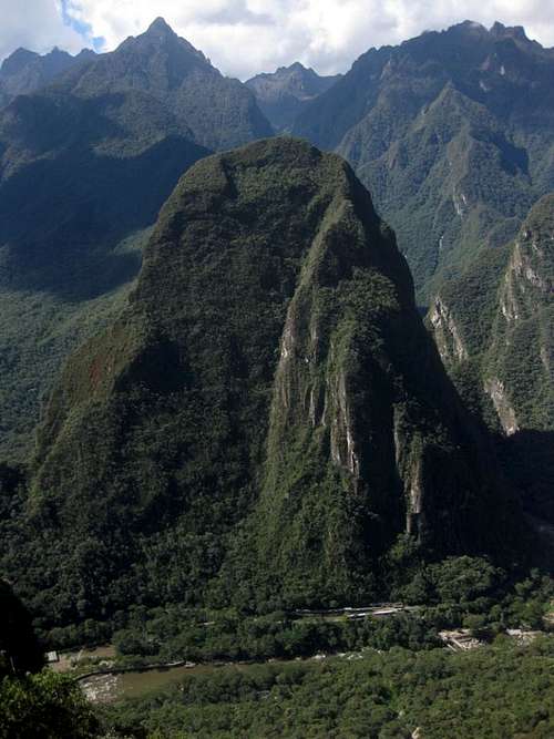 Putucusi from Machu Picchu
