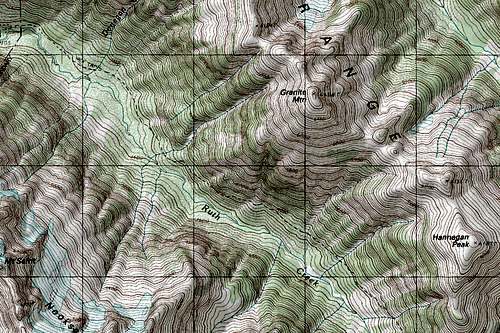 Ruth Creek Topographic Map