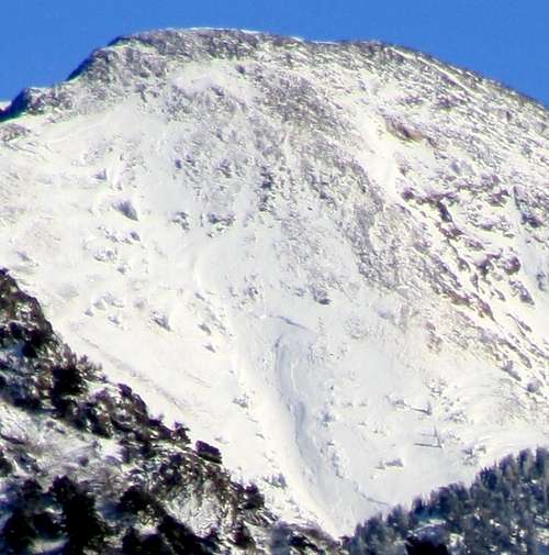 Avalanche on the Tri Chutes