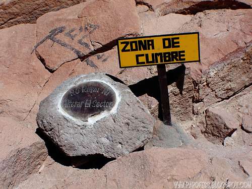 At the top of the ruin of Pukara de Quitor
