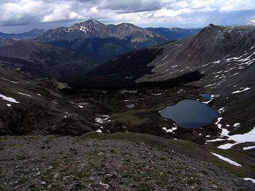 Mount Yale and the Ptarmigan Lakes