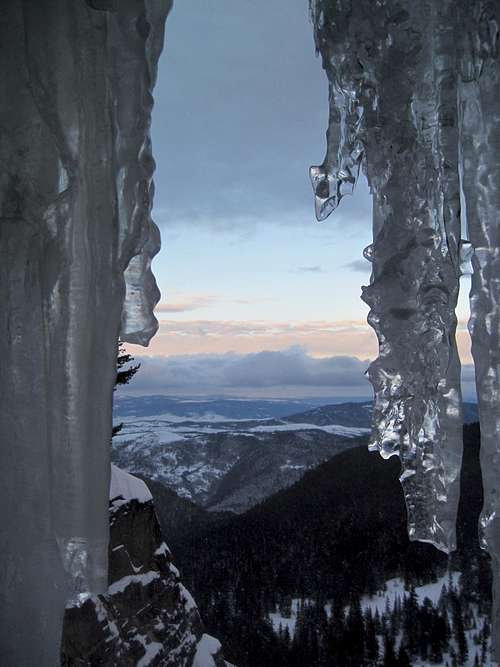Ice climbing course