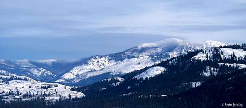 Mount Leona, Winter, Kettle River Range