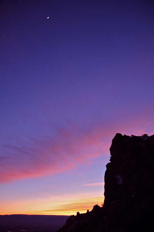 Sunset over Mt. Garfield