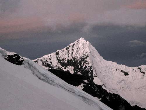 Twilight over Nevado Tullparaju