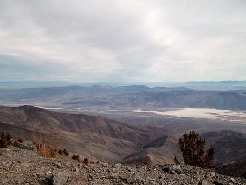 View from the summit of Telescope towards Death Valley