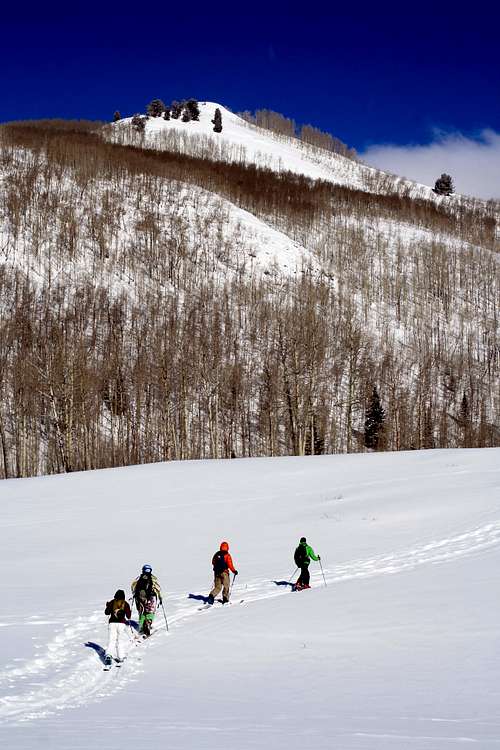 The 4 others in the group at Willow Fork