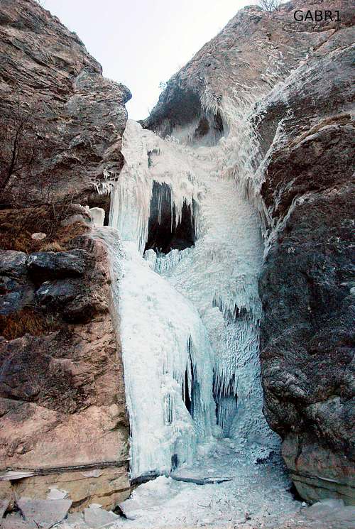 Val Rosandra Icefall