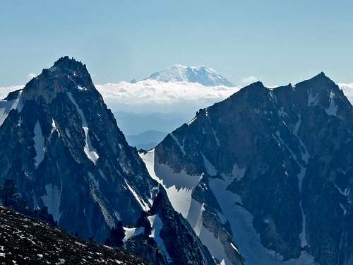Dragontail, Rainier, and Colchuck Peak