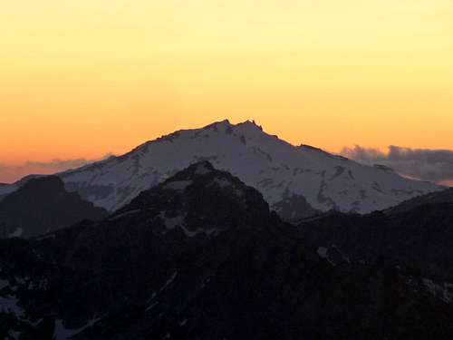 Sunset Colors over Mount Daniel