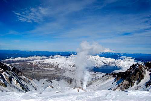 Mt. St. Helens crater