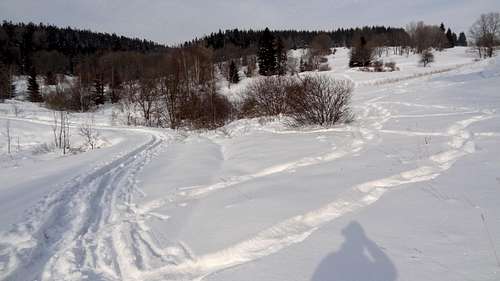 Empty snow near Wrzosówka 