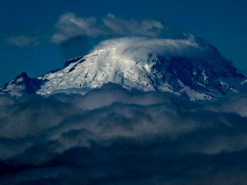 Mount Rainier above the Clouds