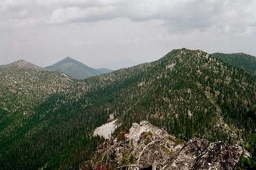 Looking north from the summit...