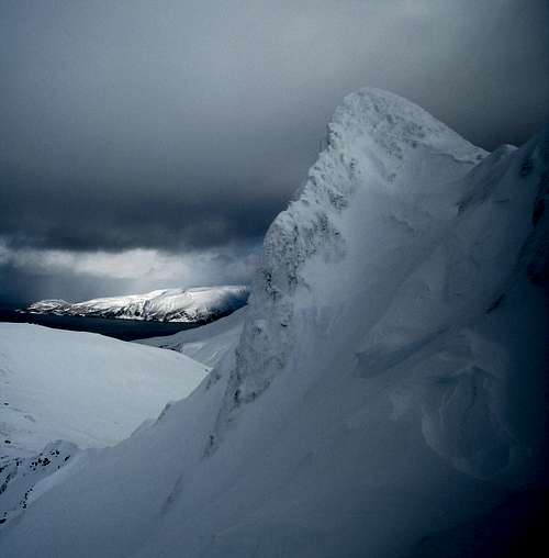 Summit Ridge in Winter
