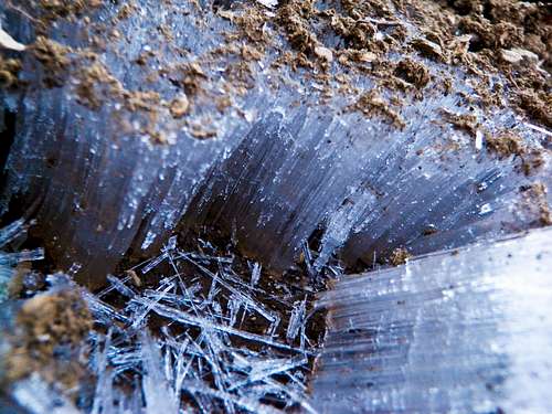 Ice Crystals of the Ground