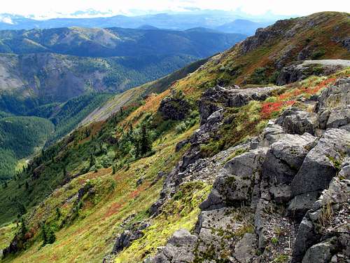 Colorful slopes of Silver Star