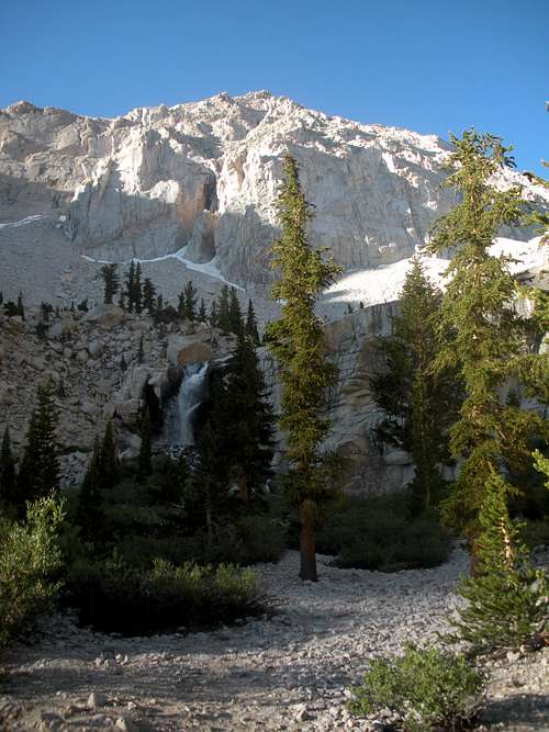 Waterfall on Mt. Whitney Trail