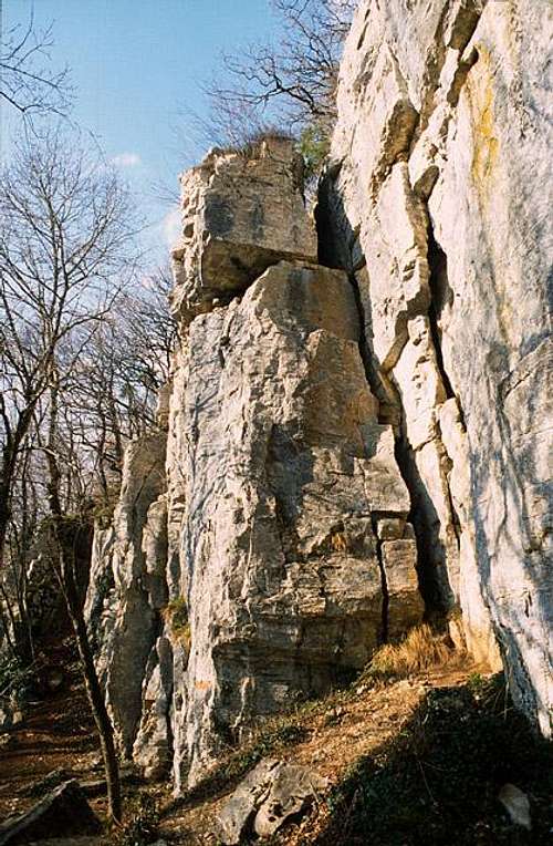 Haute-Roche cliff