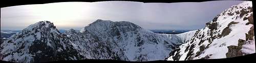 Panoramic shot from Chimney Peak
