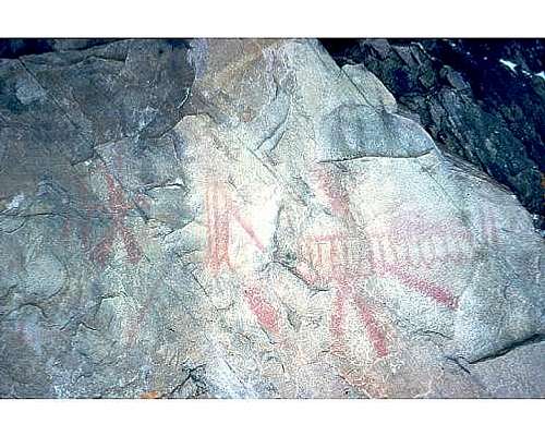 One of the native pictographs...