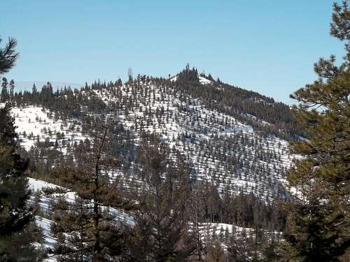 Old Pass Hill from the Road
