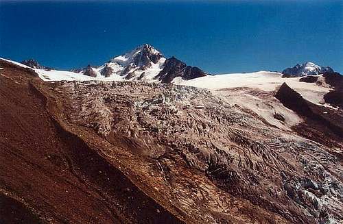 Chardonnet and Tour glacier...