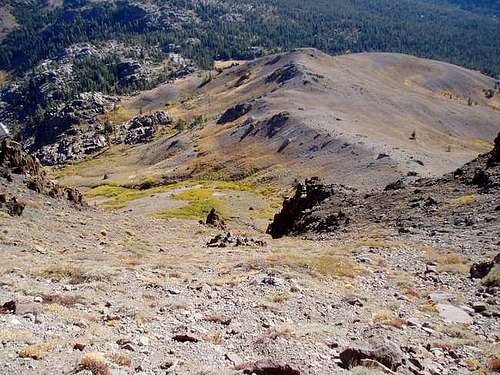 Exit to RLP's Dusty Couloir....