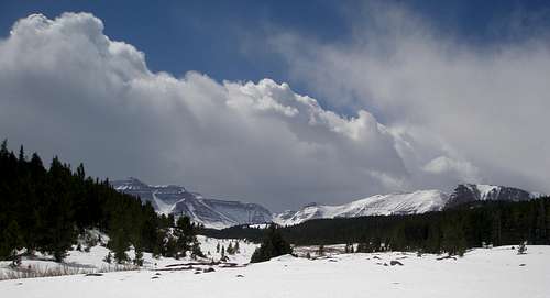 Henrys Fork Peak and Mount Powell