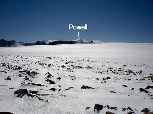 North ridge of Powell