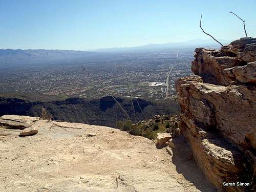 Tucson, Arizona, from the summit
