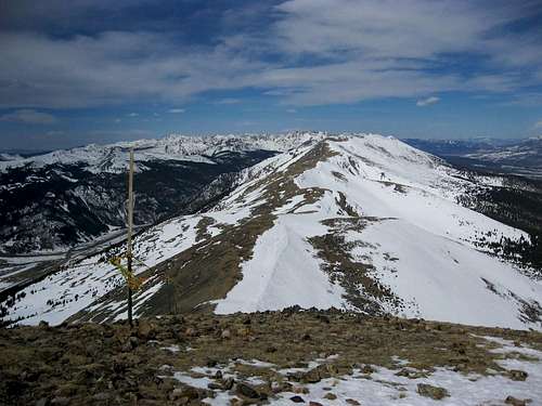 View North from Peak 8.