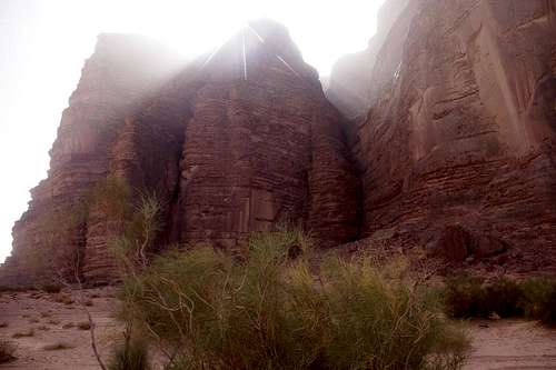 North Buttress of Jebel Khazali
