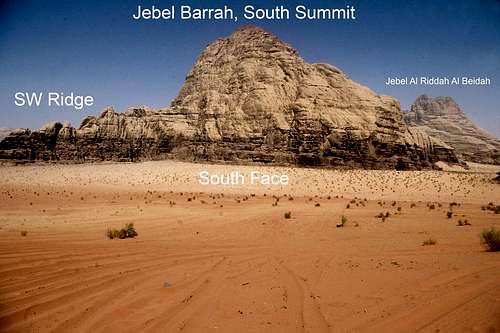 Jebel Barrah, South Summit