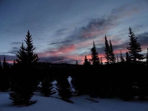 Trail sunrise