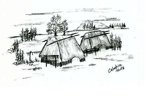 Cahokia Huts