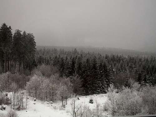 Hahnenkleer Berg in Winter