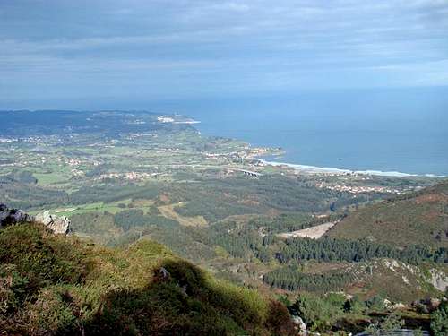 Villaviciosa and Cantabric sea