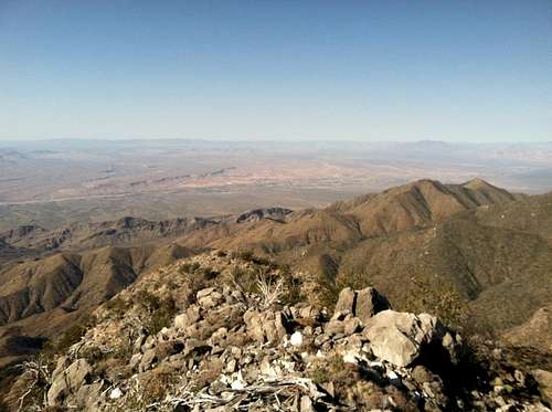 Virgin Peak overlooking Mesquite