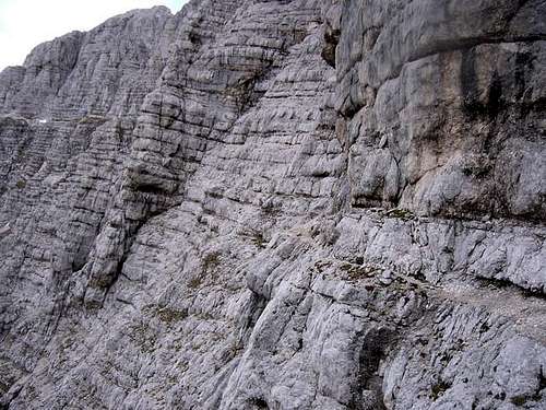View on the ledges of the...