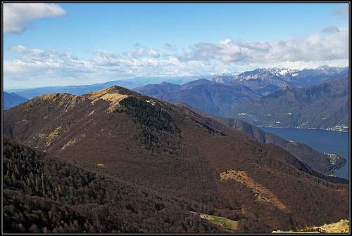 Monte Paglione group from Monte Gambarogno