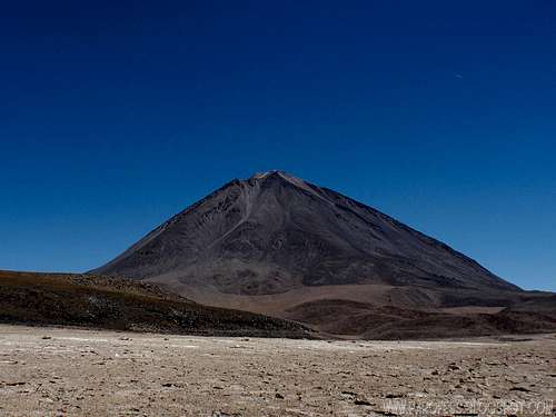 Views of and from Licancabur volcano