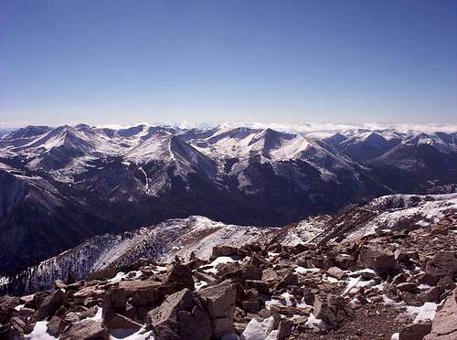 View from Mount Princeton...