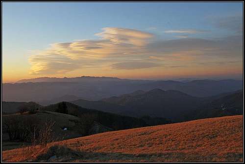 Morning on Kolovrat ridge
