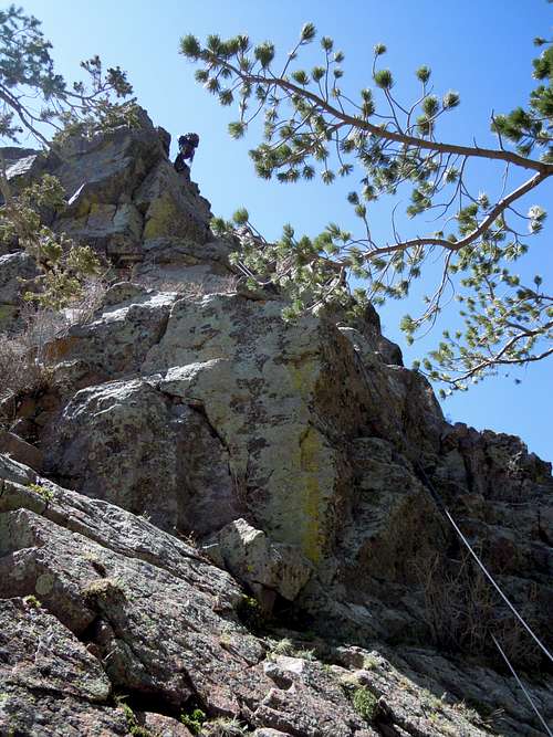 Rappel on to The East Saddle