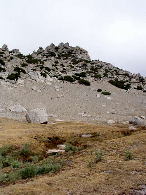 South face of Ragged Peak...