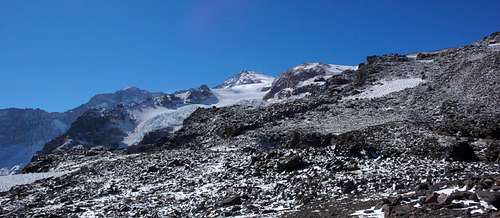 Icefall of the Marmolejo Glacier