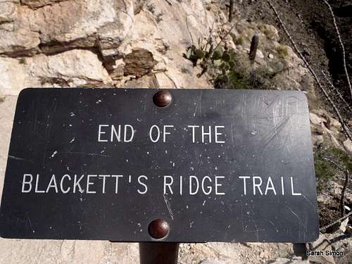End of the Trail!